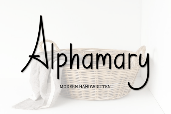 Alphamary Script: A Handwritten Typeface for Modern Web Design