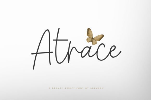 Atrace Font: Elevating Digital Brand Identity with Modern Script Typography