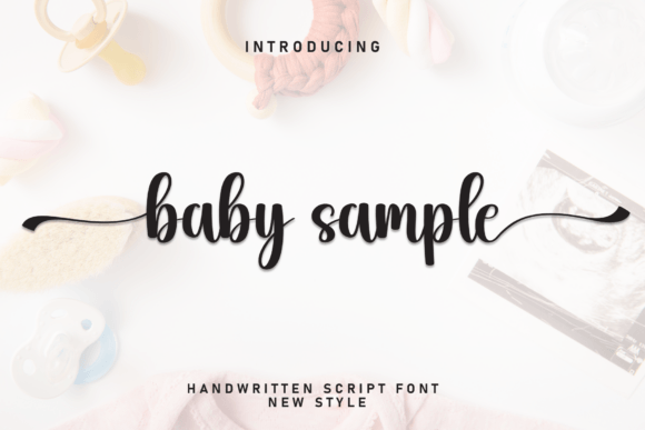 Baby Sample: The Elegant Script Font for Editorial Design
