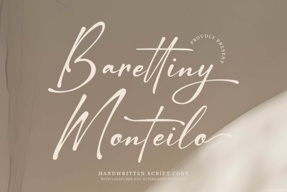 Barettiny Monteilo: A Handwritten Font Review for Brand Designers