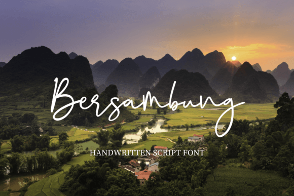 Bersambung: A Handwritten Script Font for Editorial Design