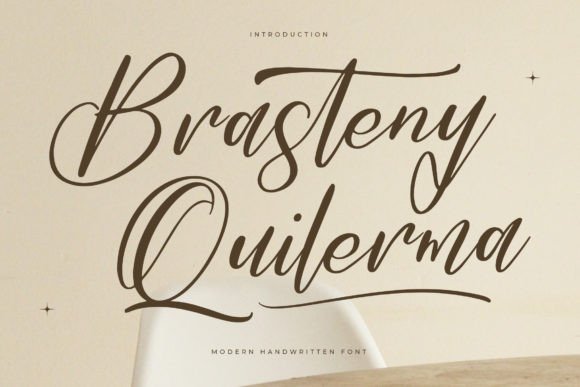 Brasteny Quilerma: The Elegant Script Font for Handmade Brands