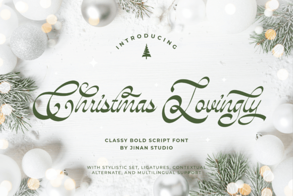 Christmas Lovingly: A Festive Script Typeface for Holiday Branding