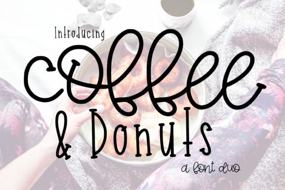 Coffee Donuts: A Playful Script Font Duo for Creative Branding