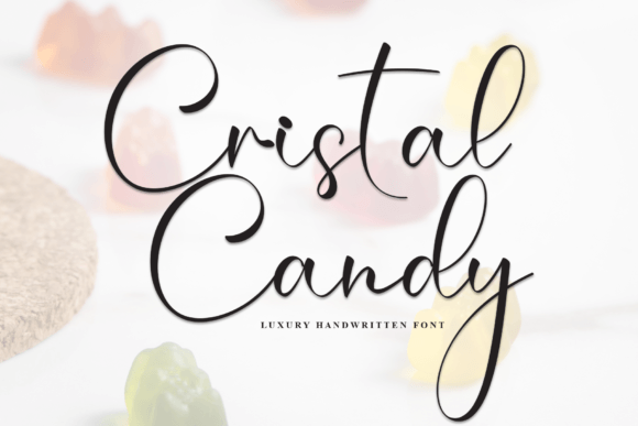Cristal Candy: A Script Font for Elegant Editorial Design