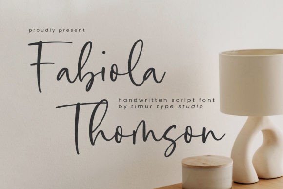 Fabiola Thomson: Elevate Your Brand With This Elegant Script Font