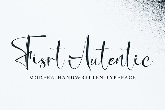 Fisrt Authentic: A Designer’s Take on Elegant Script Typography