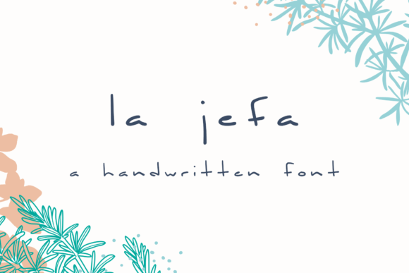 La Jefa: A Playful Script Font for Handmade Labels and Branding