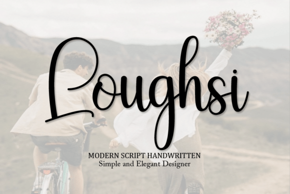 Loughsi: The Handwritten Script Font for Authentic Brand Identity