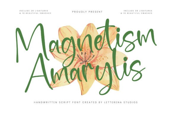 Magnetism Amarylis: The Luxury Script Font for Modern Brand Identity