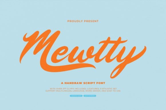 Mewtty: The Hand-Drawn Script Font for Scroll-Stopping Social Content