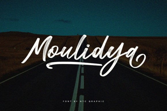 Moulidya: A Handwritten Script Font for Polished Brand Identity