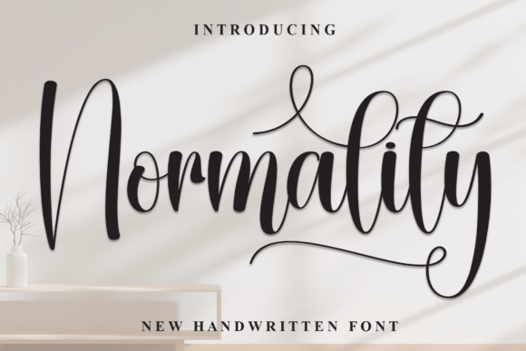 Normality: A Script Font for Editorial Design and Engaging Content