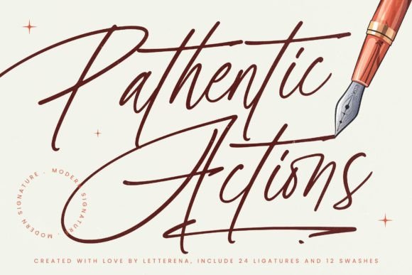 Pathentic Actions: The Script Typeface for Clearer Campaign Messaging
