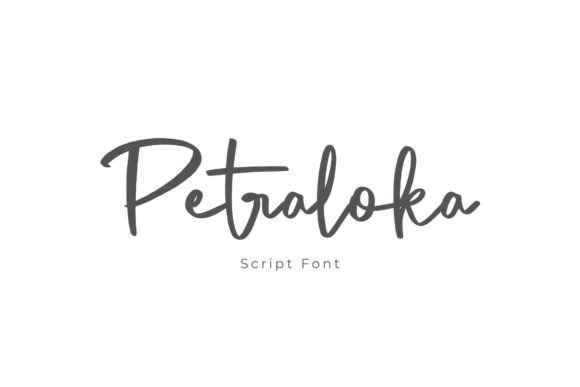 Petraloka: A Beautiful Brush Script Font for Handmade Brands