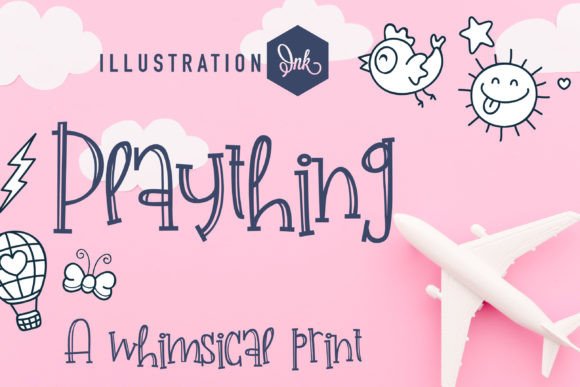 Plaything Typeface: Elevating Campaign Visuals with Whimsical Script