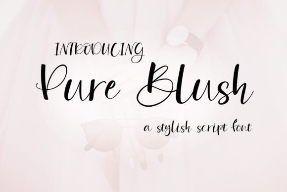 Pure Blush: The Script Typeface for Cohesive Small Business Branding