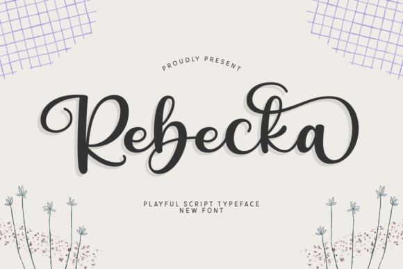 Rebecka: A Playful Script Font for Engaging Social Campaigns