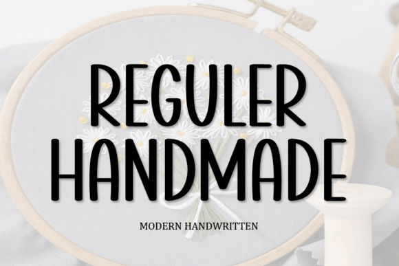 Reguler Handmade: The Script Font for Authentic Brand Storytelling