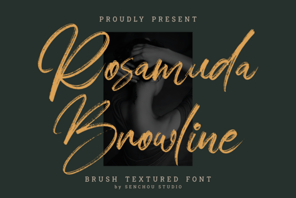 Rosamuda Browline: A Sophisticated Script Font for Editorial Design