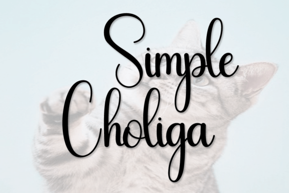 Simple Choliga: The Handwritten Font for Authentic Brand Identity