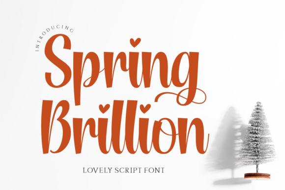Spring Brillion: The Handwritten Script Font for Authentic Brand Identity