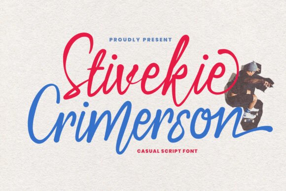 Stivekie Crimerson: A Relaxed Script Font for Authentic Brand Identity