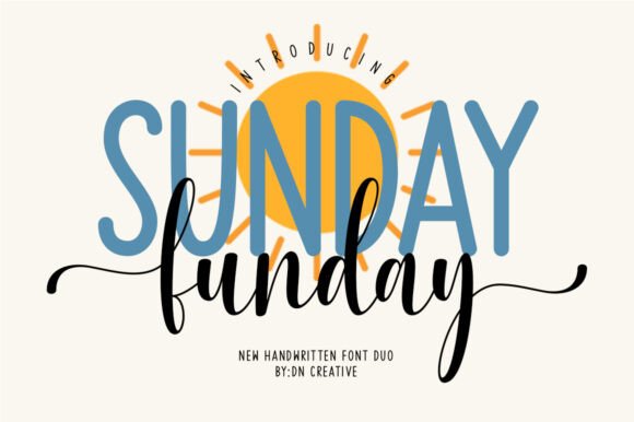 Sunday Funday Duo Typeface Review for Campaign Design