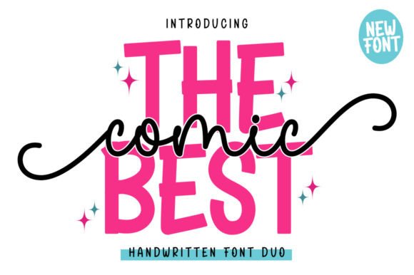 The Best Comic Duo: A Script Font for Boutique Branding
