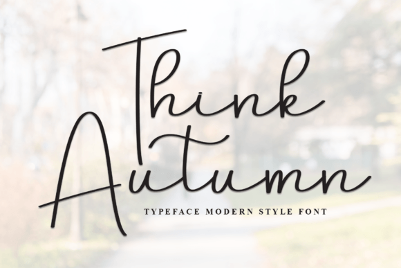 Think Autumn: Elevating Digital Brand Identity with Elegant Script Typography