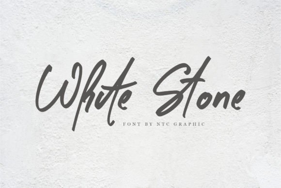 White Stone: The Script Typeface That Elevates Campaign Visuals