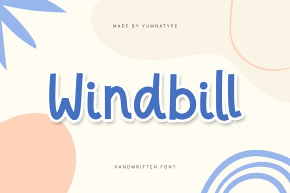 Windbill Typeface: A Whimsical Script for Editorial Design