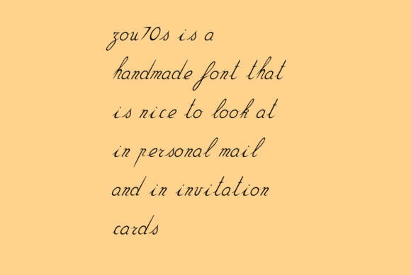 Zou70s: The Script Typeface That Elevates Campaign Visuals